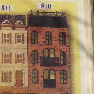 Bausatz Puppenhaus (Philadelphia Row House). Massstab 1 : 144.