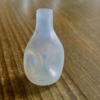 Vase (Milchglas, irisierend). Unikat. Handarbeit. Reduziert