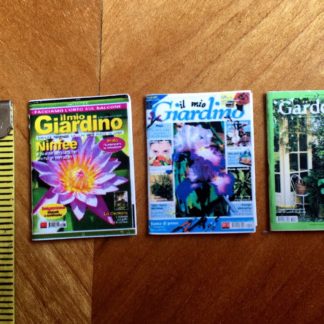3 italienische Gartenzeitschriften. Attrappen.