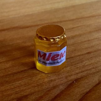 Italienischer Honig (Miele). Kunststoff/Papier.